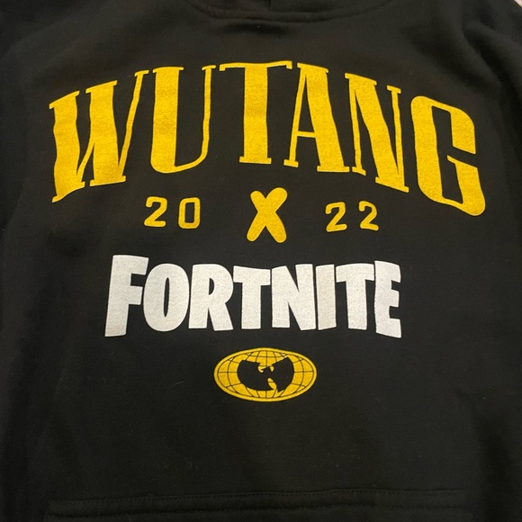 Wutang Clan Fortnite Black Hoodie Size Large - Picture 5 of 5